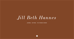 Desktop Screenshot of jillbethhannes.com